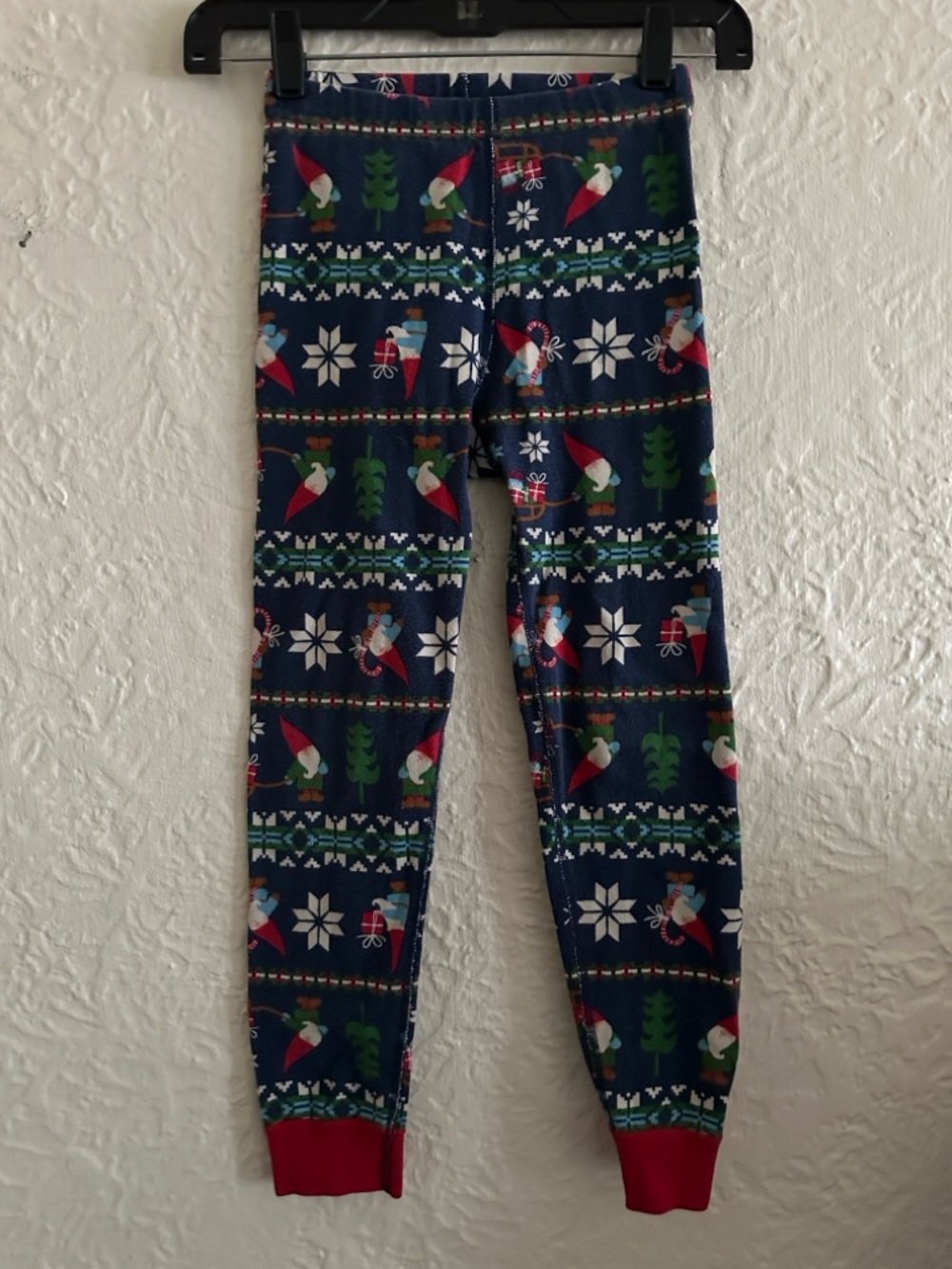 Hanna Andersson Long John Sweet Gnome Pajama Pants Kids Child Christmas 8